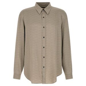 Balmain Men Jacquard Monogram Shirt